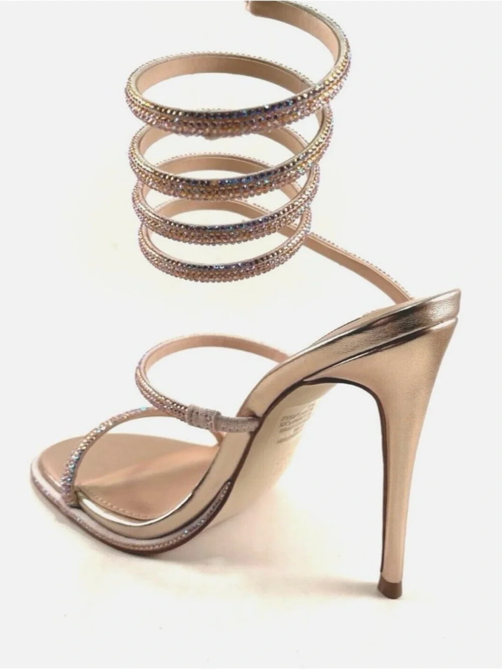 Steve Madden Blush Crystal-Strap Heels - Picture 3 of 3